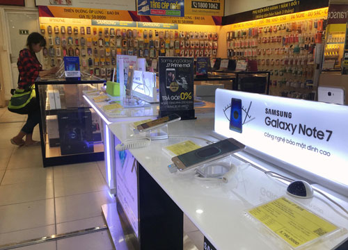 Xuất khẩu bị ảnh hưởng bởi Galaxy Note 7